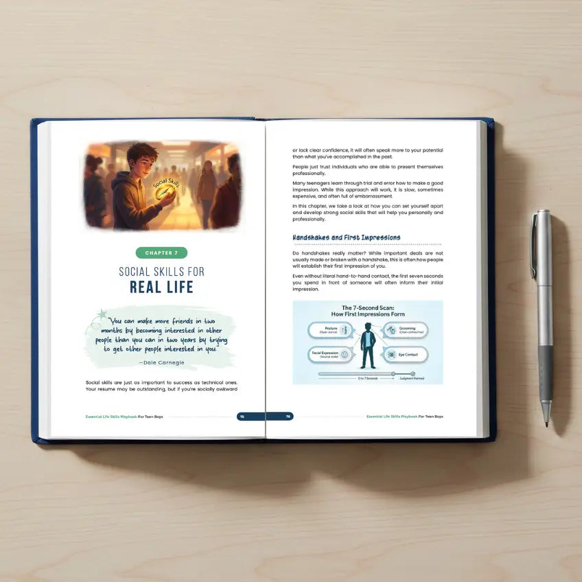 Essential Life Skills Playbook For Teen Boys